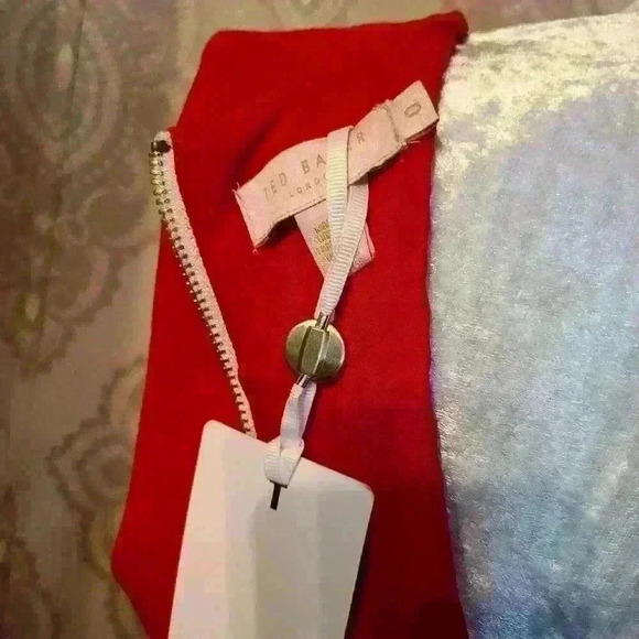 NWT TED BAKER Chrisey Fixed Wrap Midi Dress - Picture 8 of 9